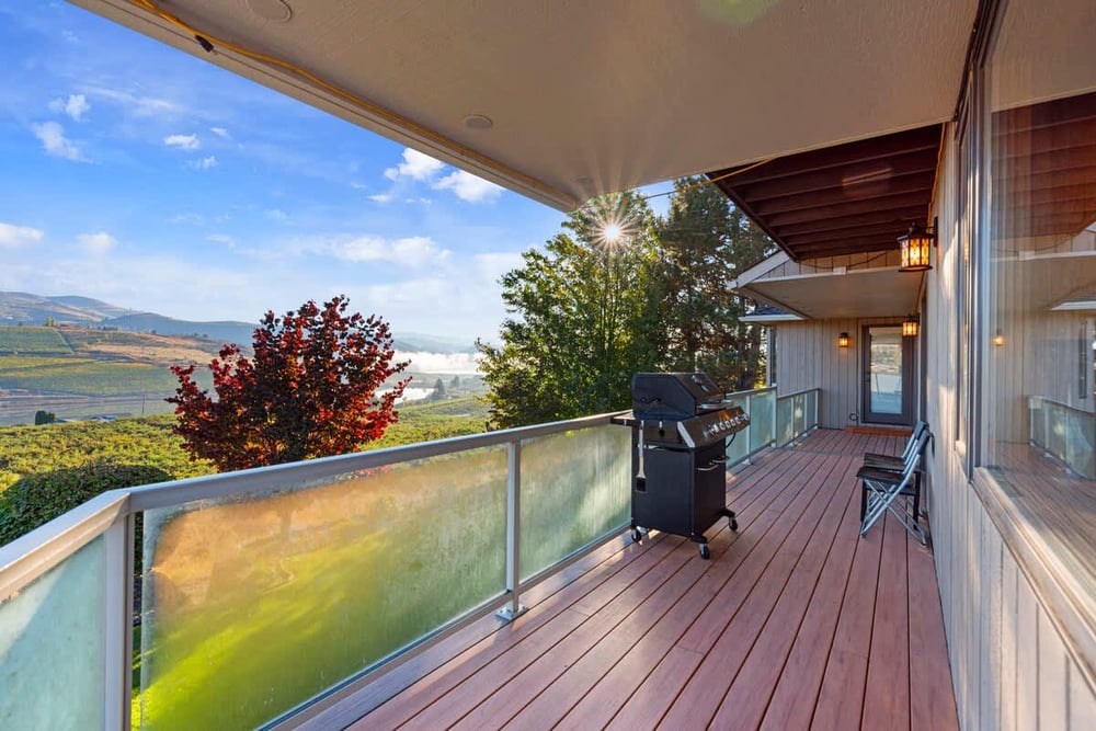 Deck view at Three Lakes Haven
